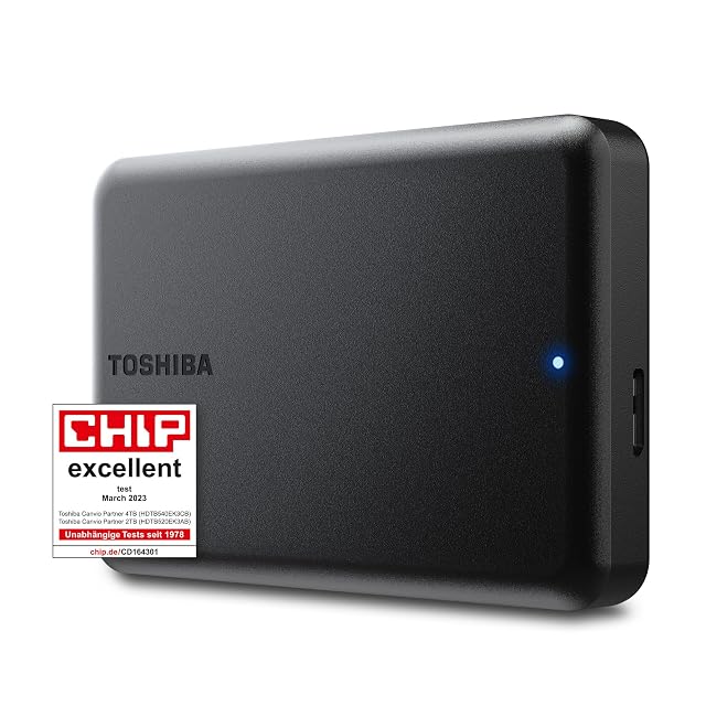 Toshiba Canvio Partner 4 TB portable 2.5-inch external hard drive