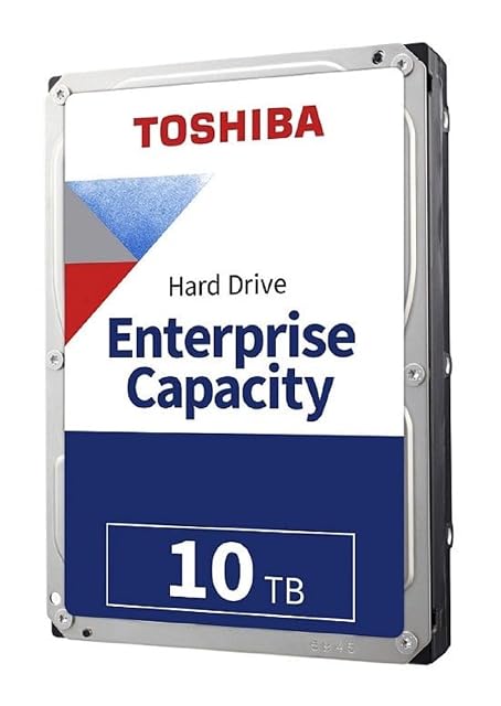 Toshiba MG06ACA10TEY 10 TB 3.5-inch internal hard drive with a SATA connector