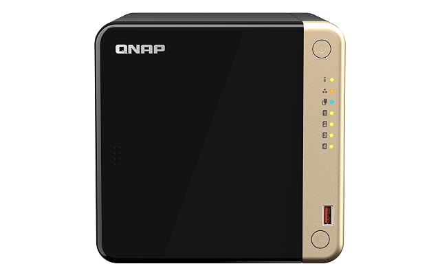 QNAP TS-464 four-bay NAS enclosure sold without drives