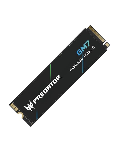 Acer Predator GM7 1 TB M.2 2280 NVMe solid-state drive on PCIe 4.0