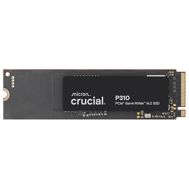 Crucial P310 1 TB M.2 2280 NVMe solid-state drive on PCIe Gen 4
