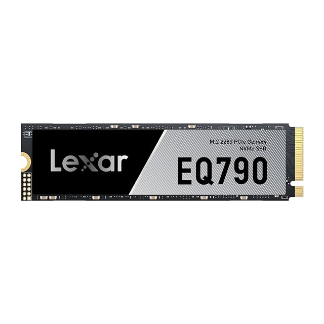Lexar EQ790 1 TB M.2 2280 NVMe solid-state drive on PCIe Gen 4