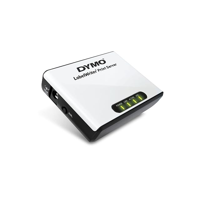 DYMO LabelWriter print server, a small network adapter for label printers