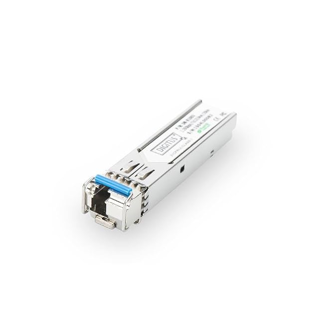 DIGITUS bidirectional gigabit SFP module with a single LC optical port