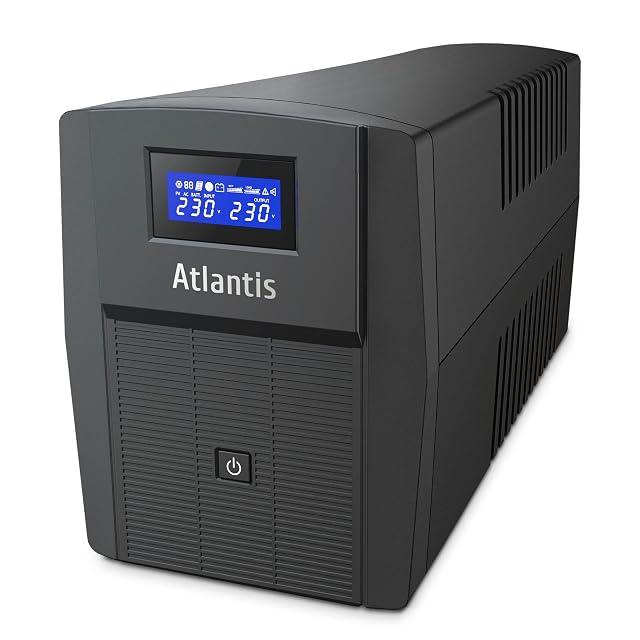 Atlantis A03-HP2003 line-interactive tower uninterruptible power supply with an LCD display
